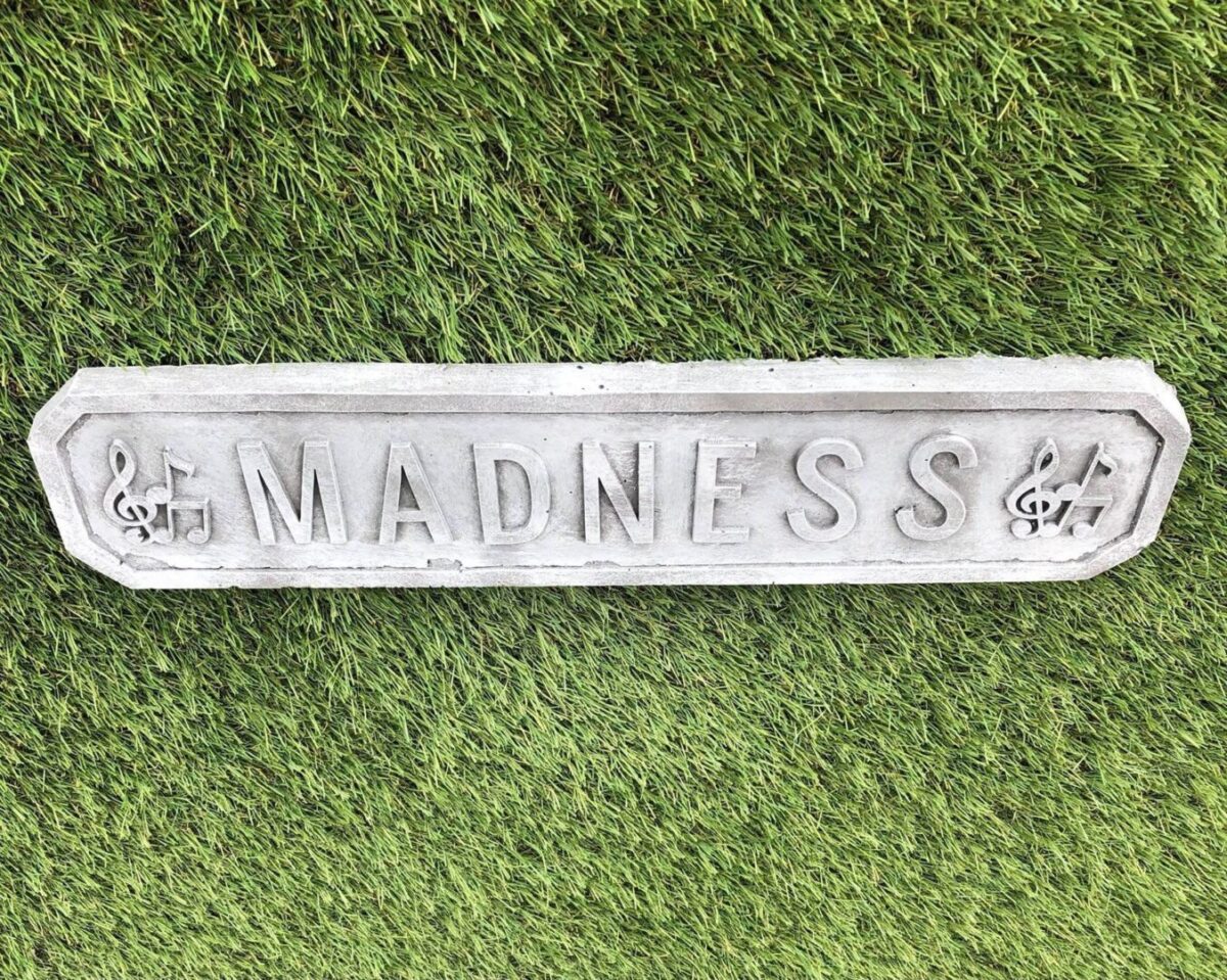 Madness Wall Plaque Concrete Garden Ornament