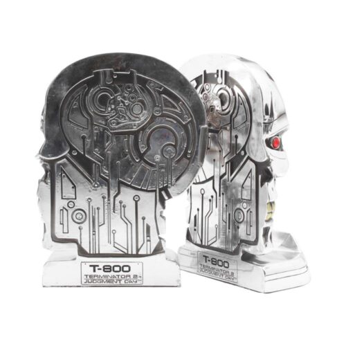 T-800 Terminator 2 Judgement Day T2 Head Bookends