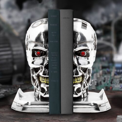 T-800 Terminator 2 Judgement Day T2 Head Bookends