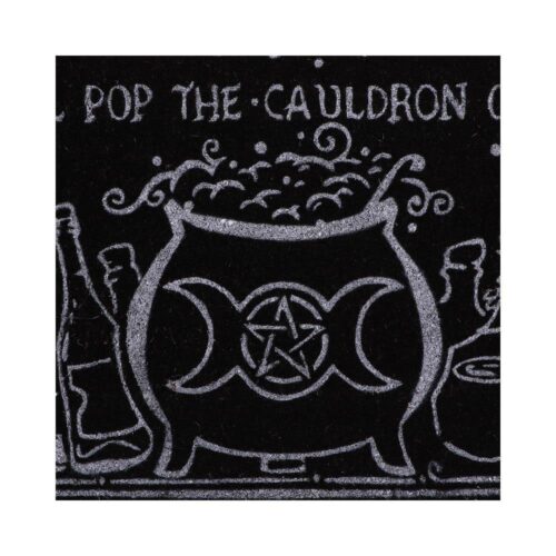 I'll Pop the Cauldron on Witchcraft Doormat 45 x 75cm