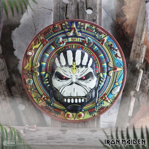 Iron Maiden Book of Souls Tribal Pattern Wall Plaque