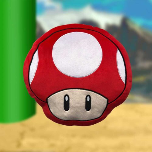 Super Mario Mushroom Soft to Touch Cushion 40cm