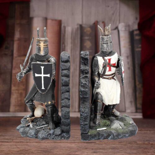 The Duel Bookends Historical Crusader Ornament Figurines