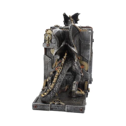 Dracus Machina Steampunk Dragon Bookends 27cm