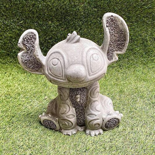 Stitch Sitting Concrete Garden Ornament