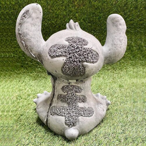 Stitch Sitting Concrete Garden Ornament