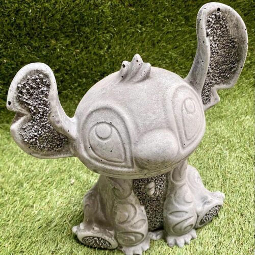 Stitch Sitting Concrete Garden Ornament