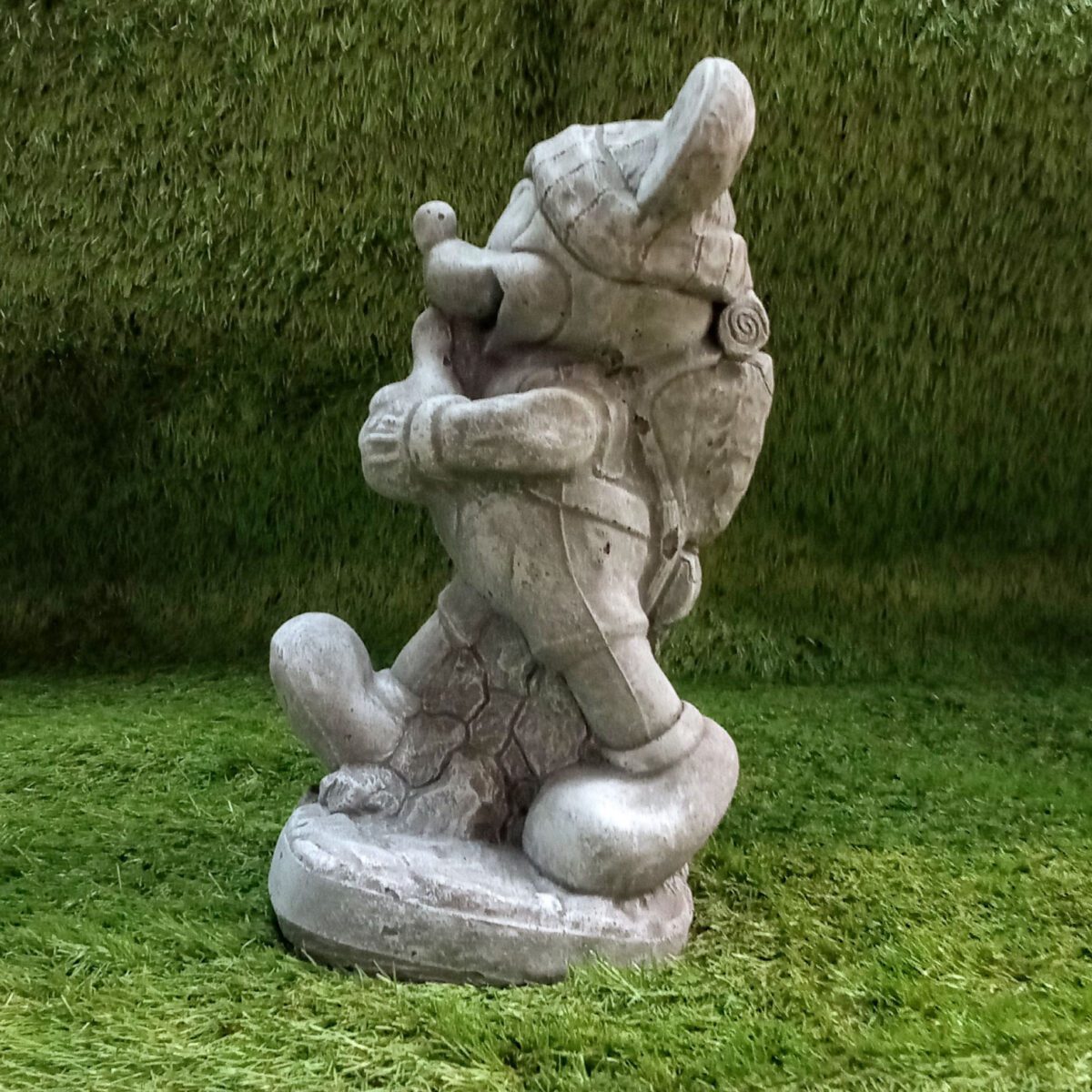 Mickey Mouse Hiking Walking Concrete Garden Ornament