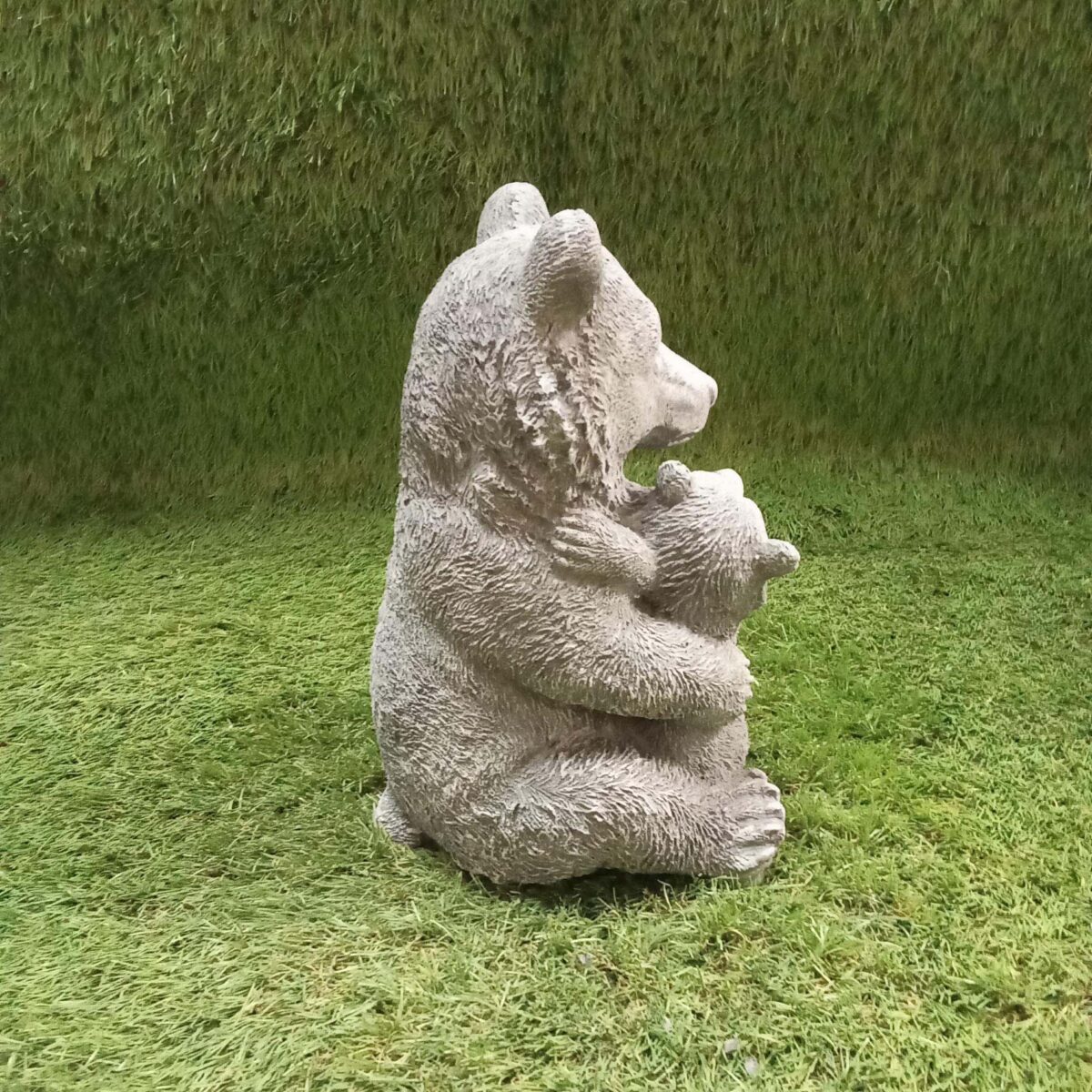 Mother & Baby Bear Concrete Garden Ornament